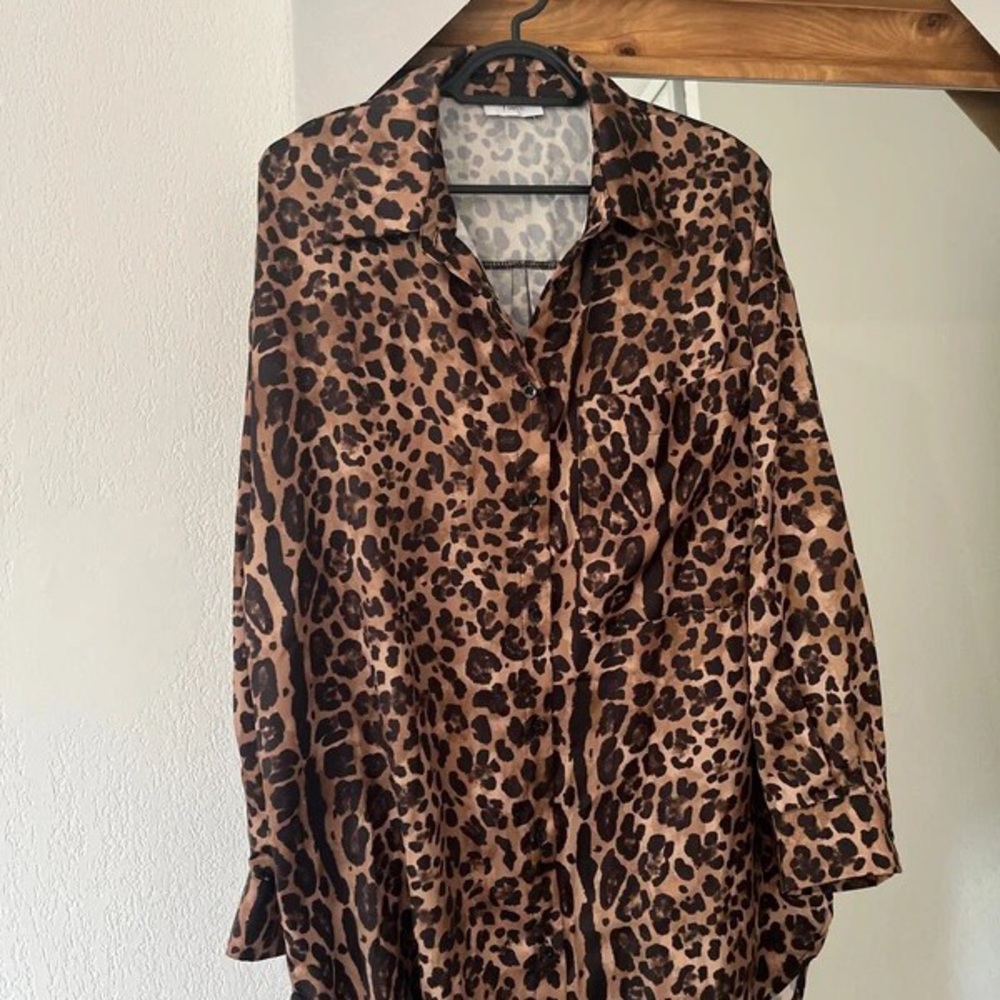 Ninette Leopard Print Blouse